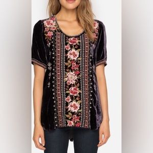 JOHNNY WAS LA (JWLA) MATILDA VELVET SHIRT